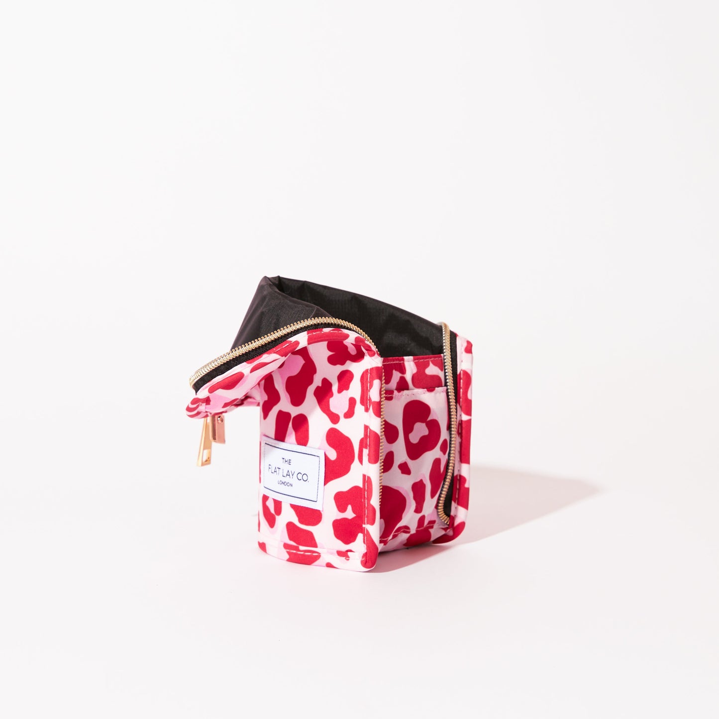 Standing Brush Case - Pink Leopard