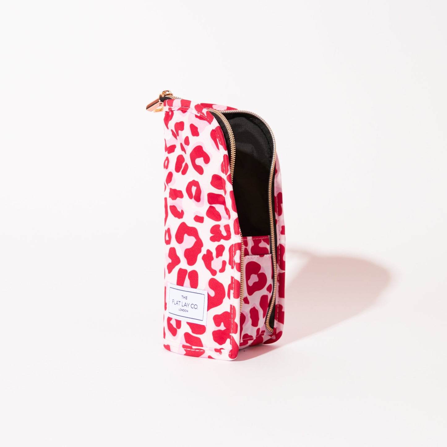 Standing Brush Case - Pink Leopard