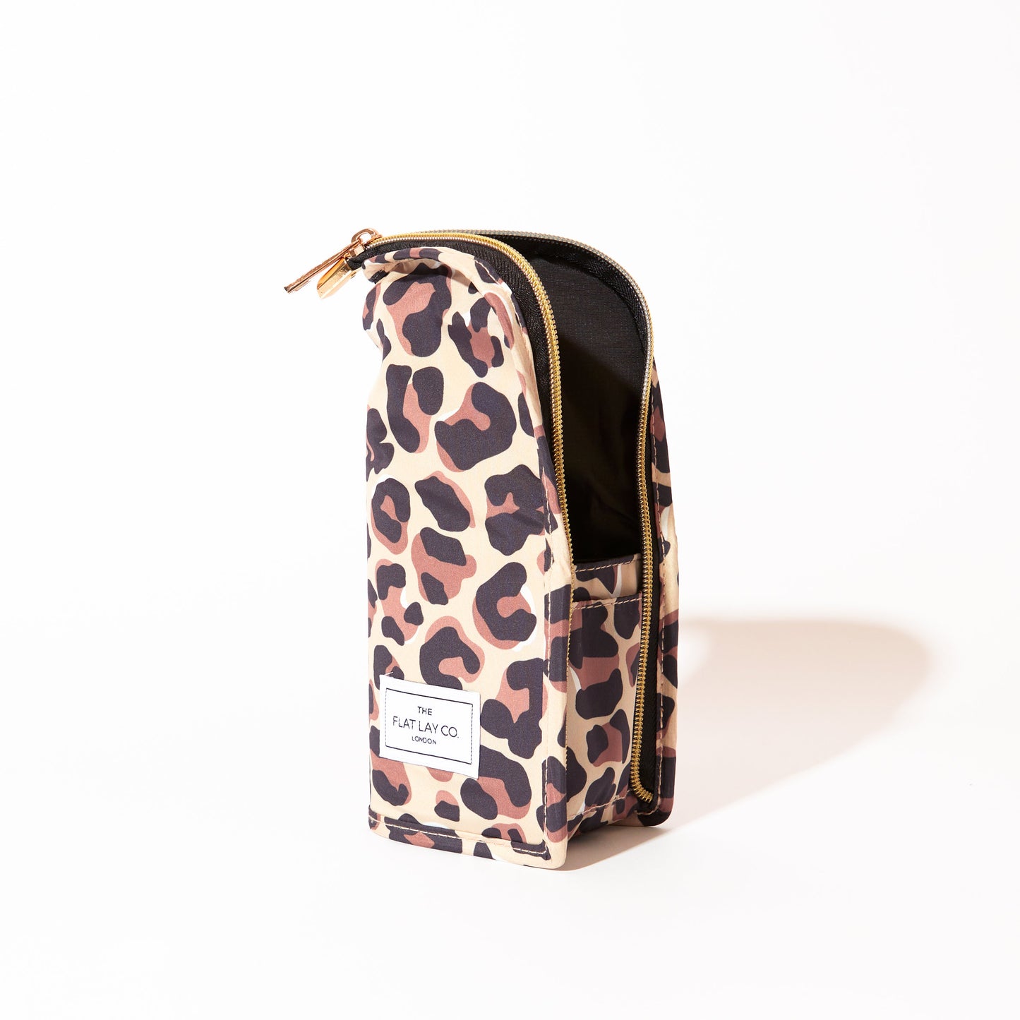 Standing Brush Case - Leopard Print