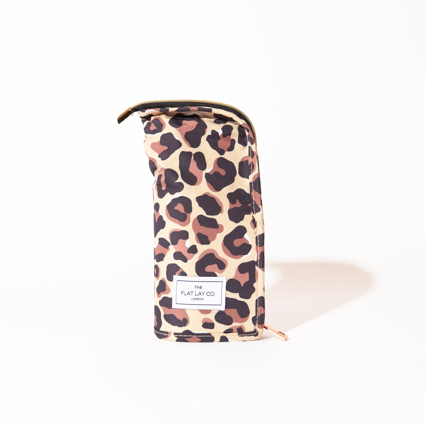 Standing Brush Case - Leopard Print