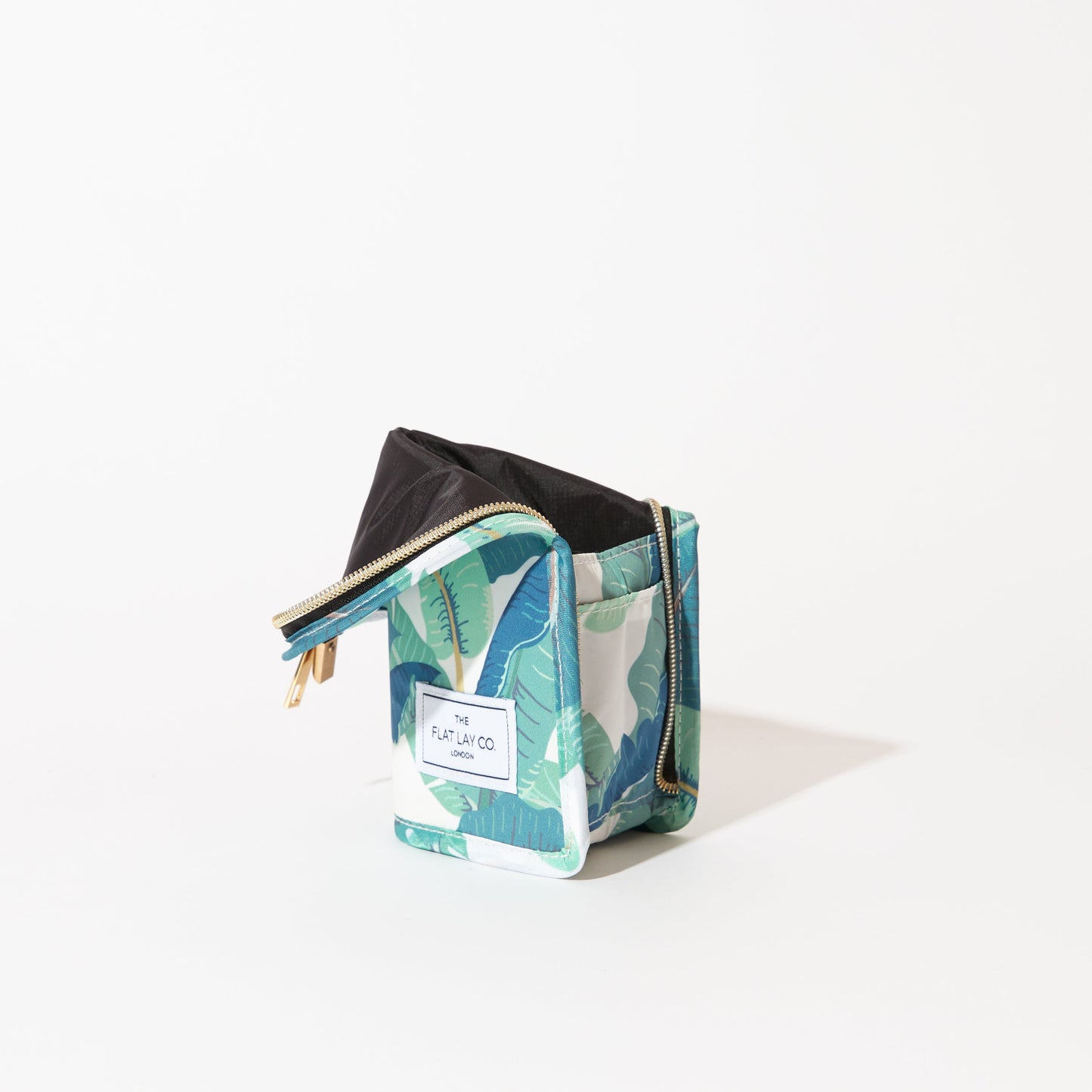 Standing Brush Case - Tropical Leaves