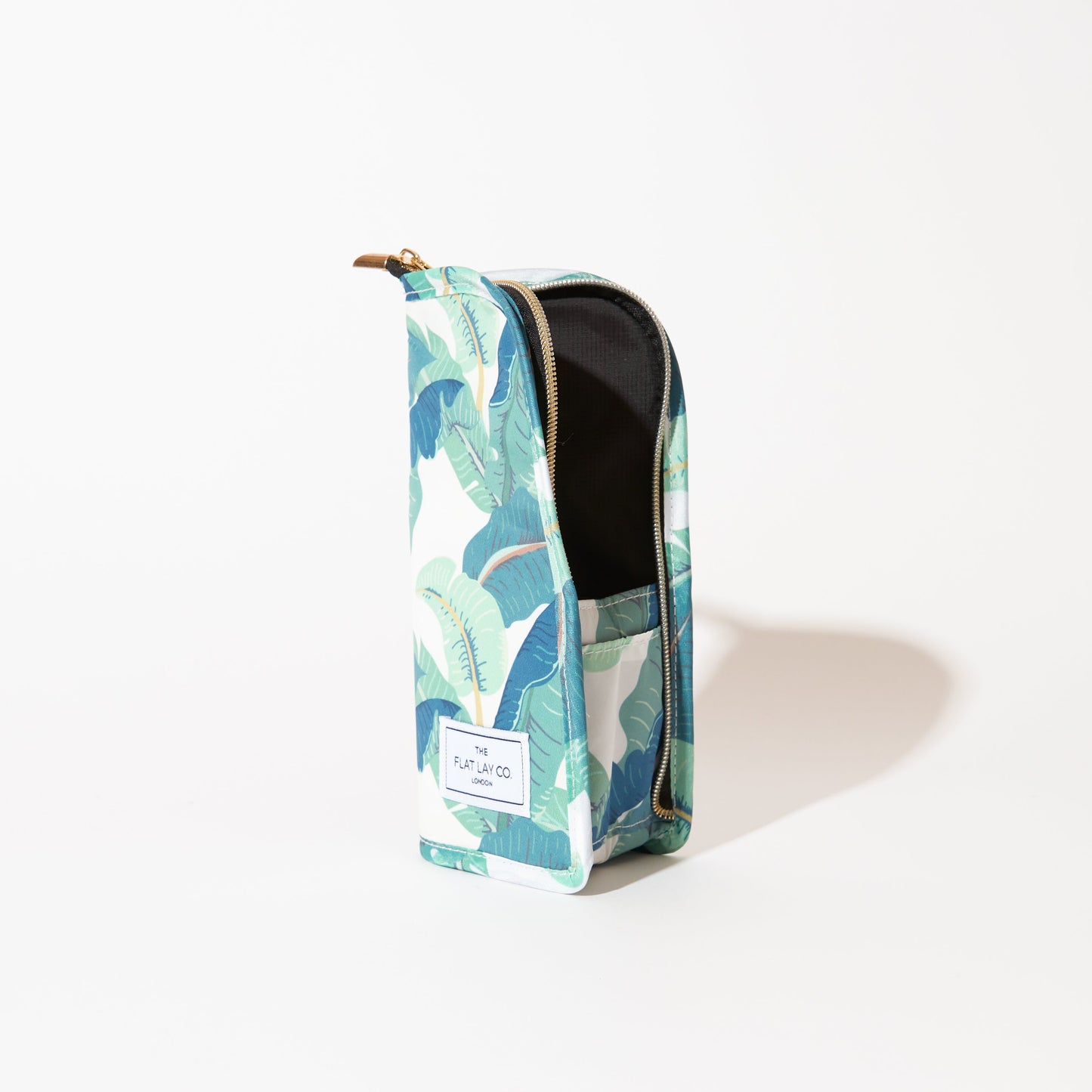 Standing Brush Case - Tropical Leaves