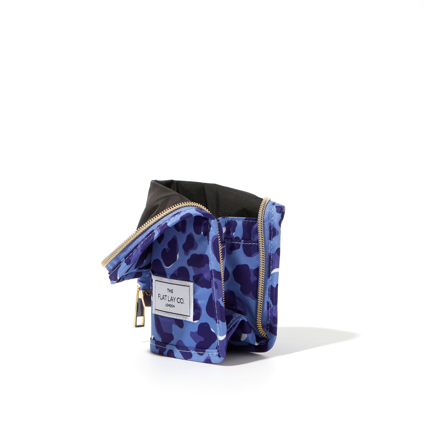 Standing Brush Case - Blue Leopard