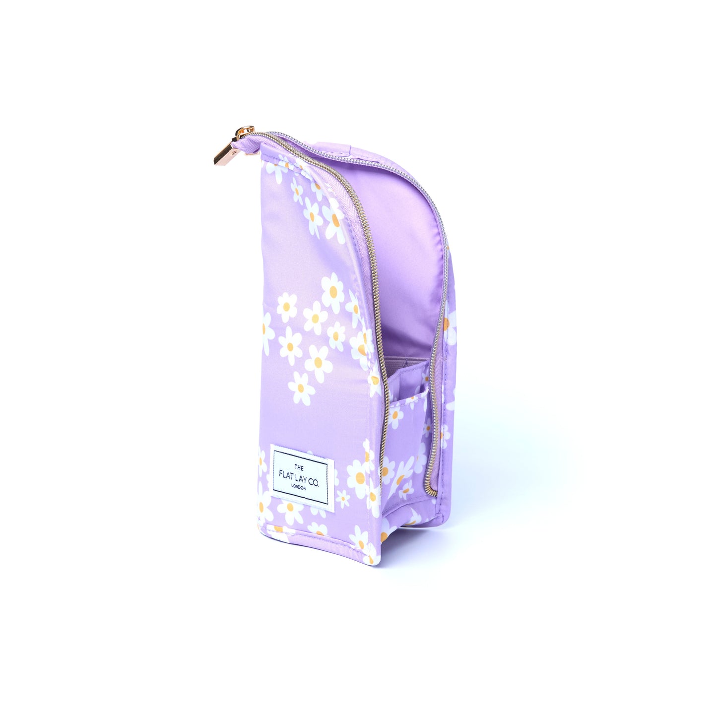 Standing Brush Case - Lilac Daisy