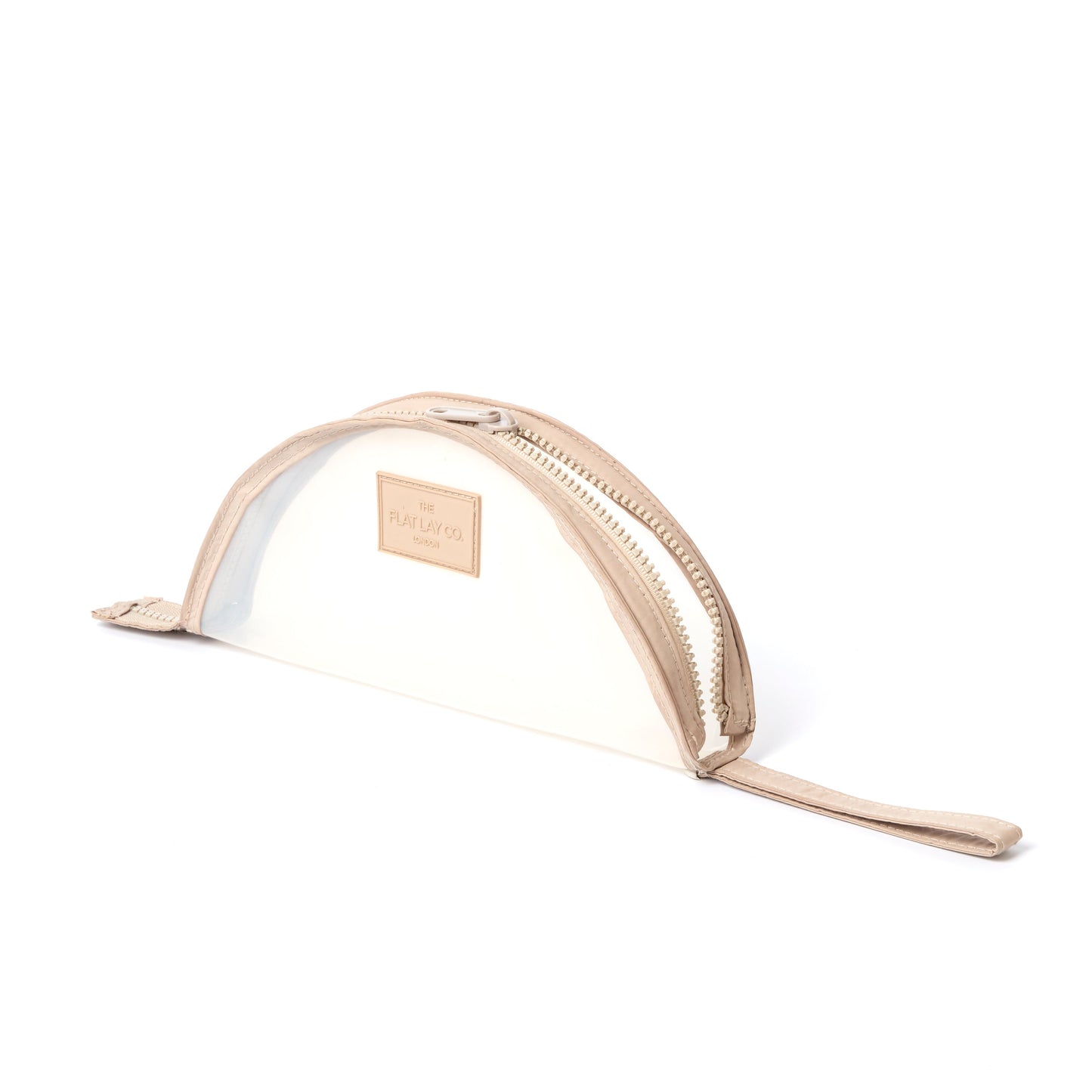 Jelly Lunar Flat Lay Makeup Pouch - Taupe