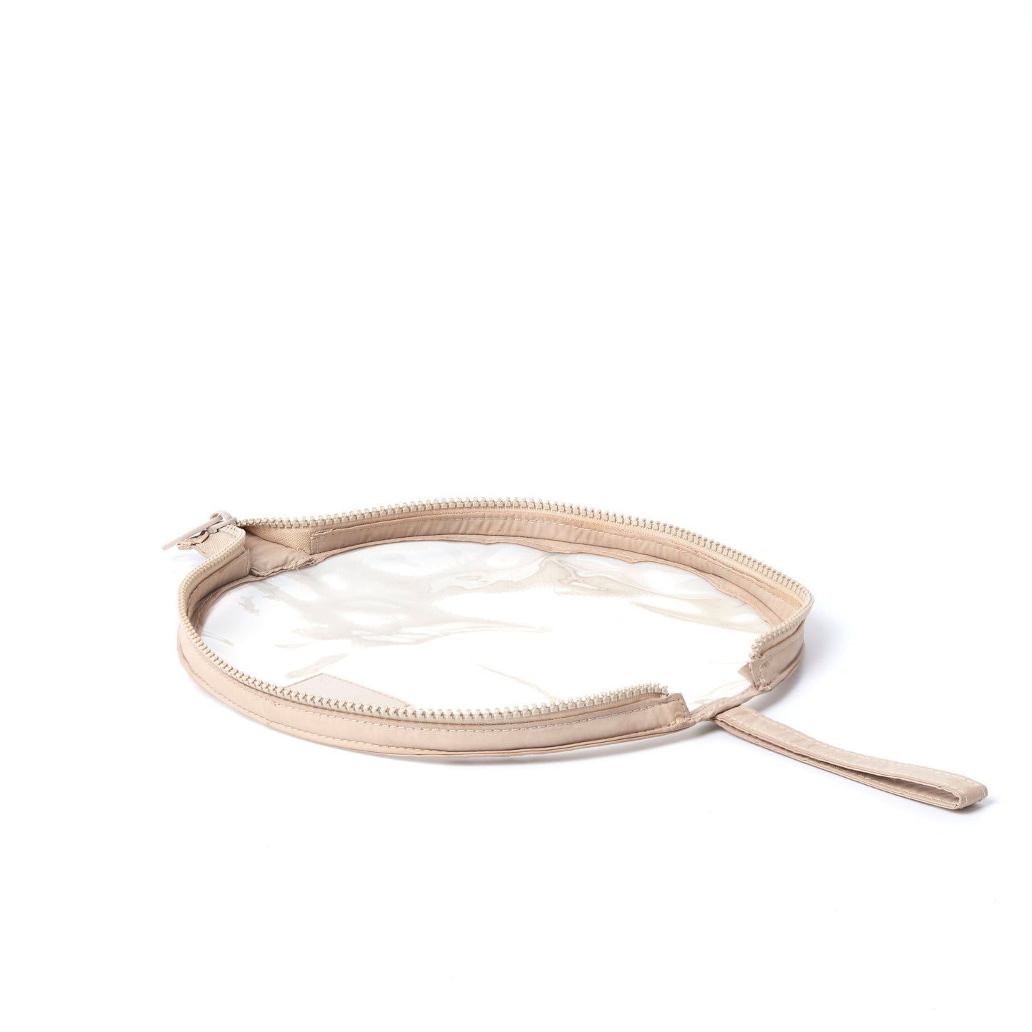 Jelly Lunar Flat Lay Makeup Pouch - Taupe