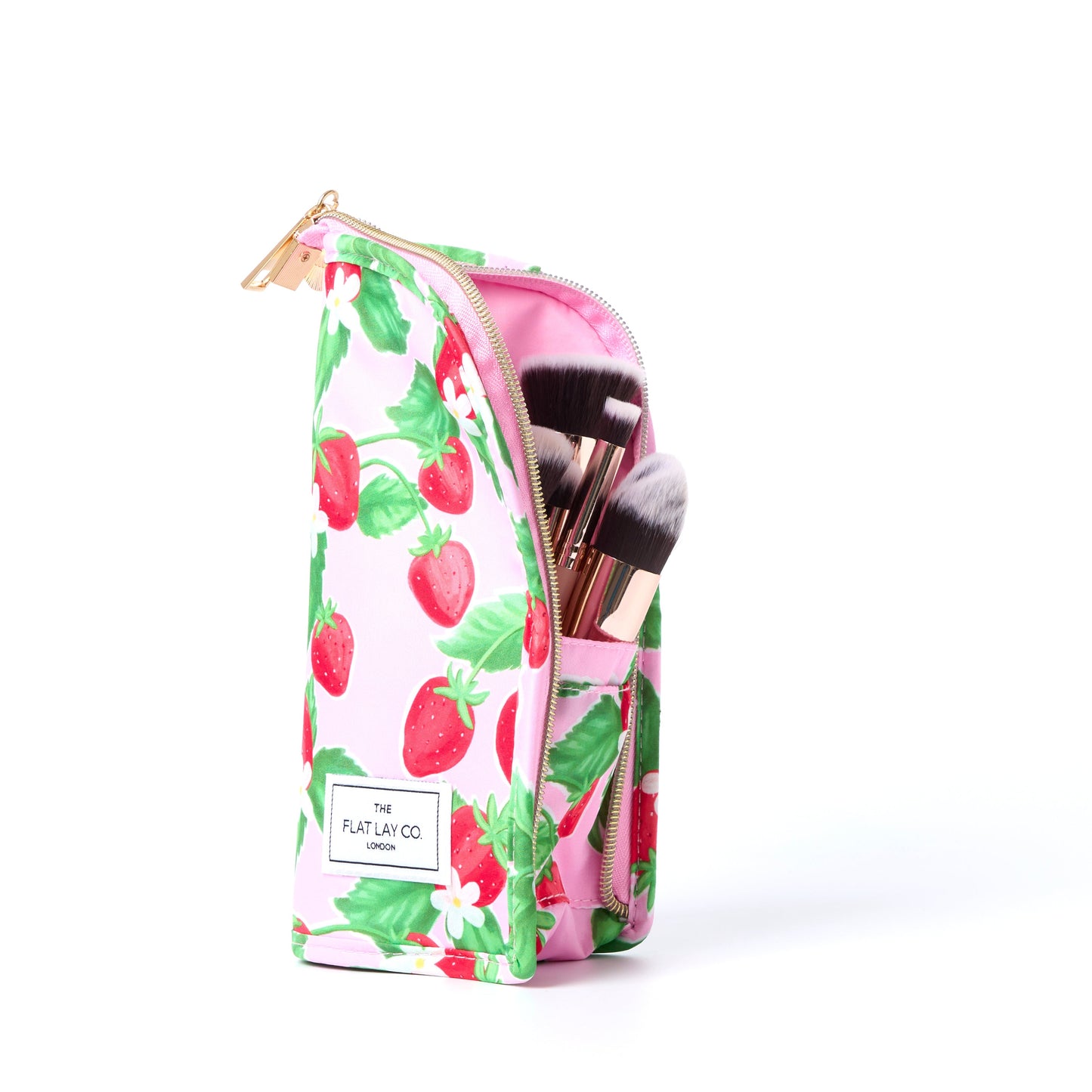 Standing Brush Case - Summer Strawberries