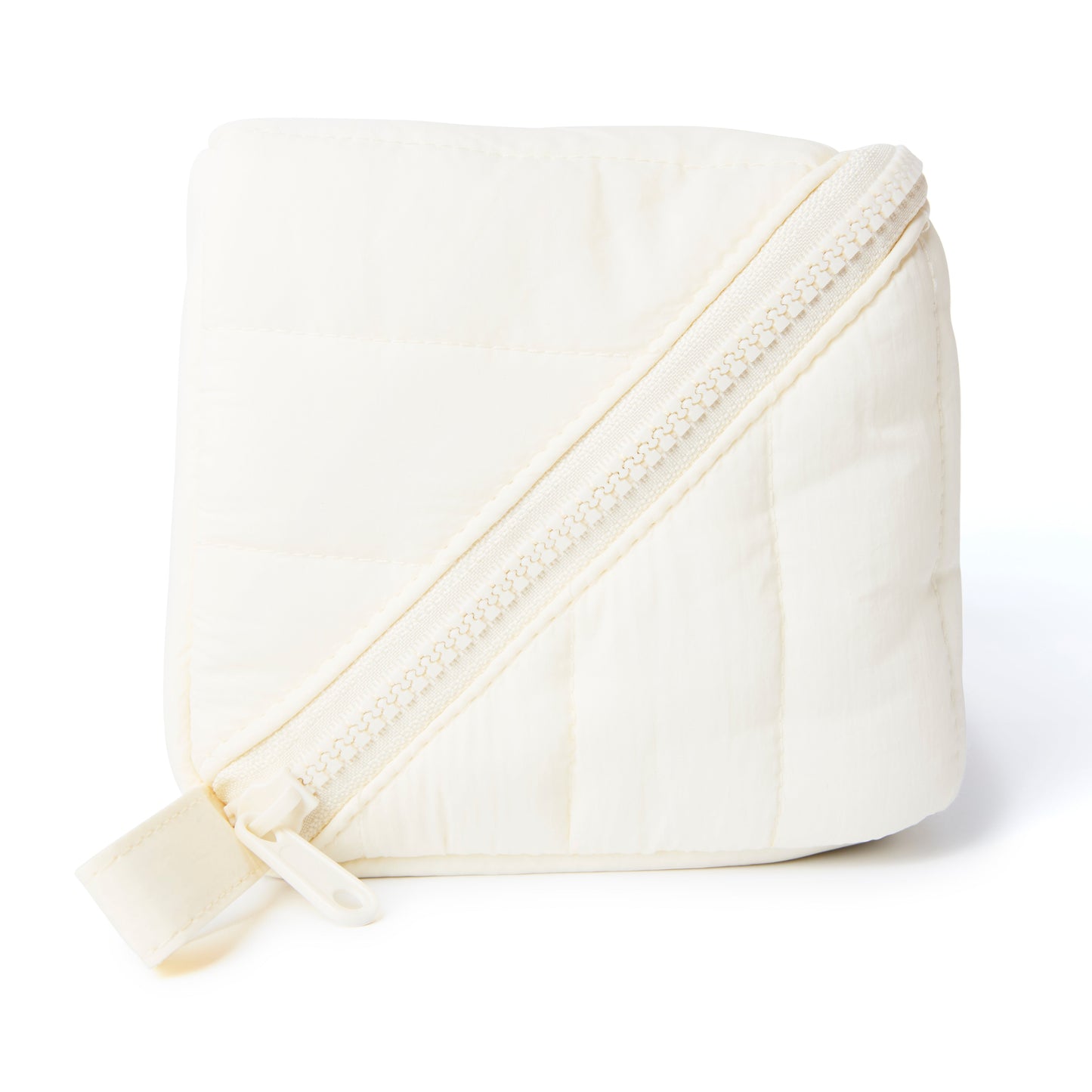 Marshmallow Flat Lay Makeup Box Bag - Vanilla