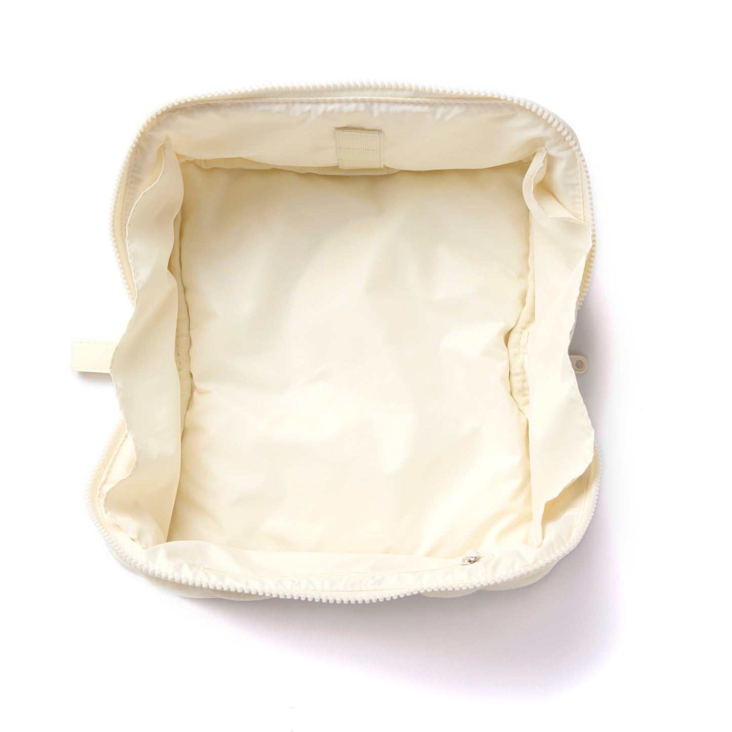 Marshmallow Flat Lay Makeup Box Bag - Vanilla