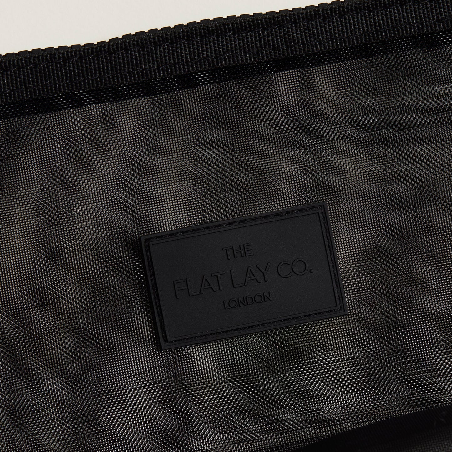 Classic Black Mesh Essential Makeup Pouch