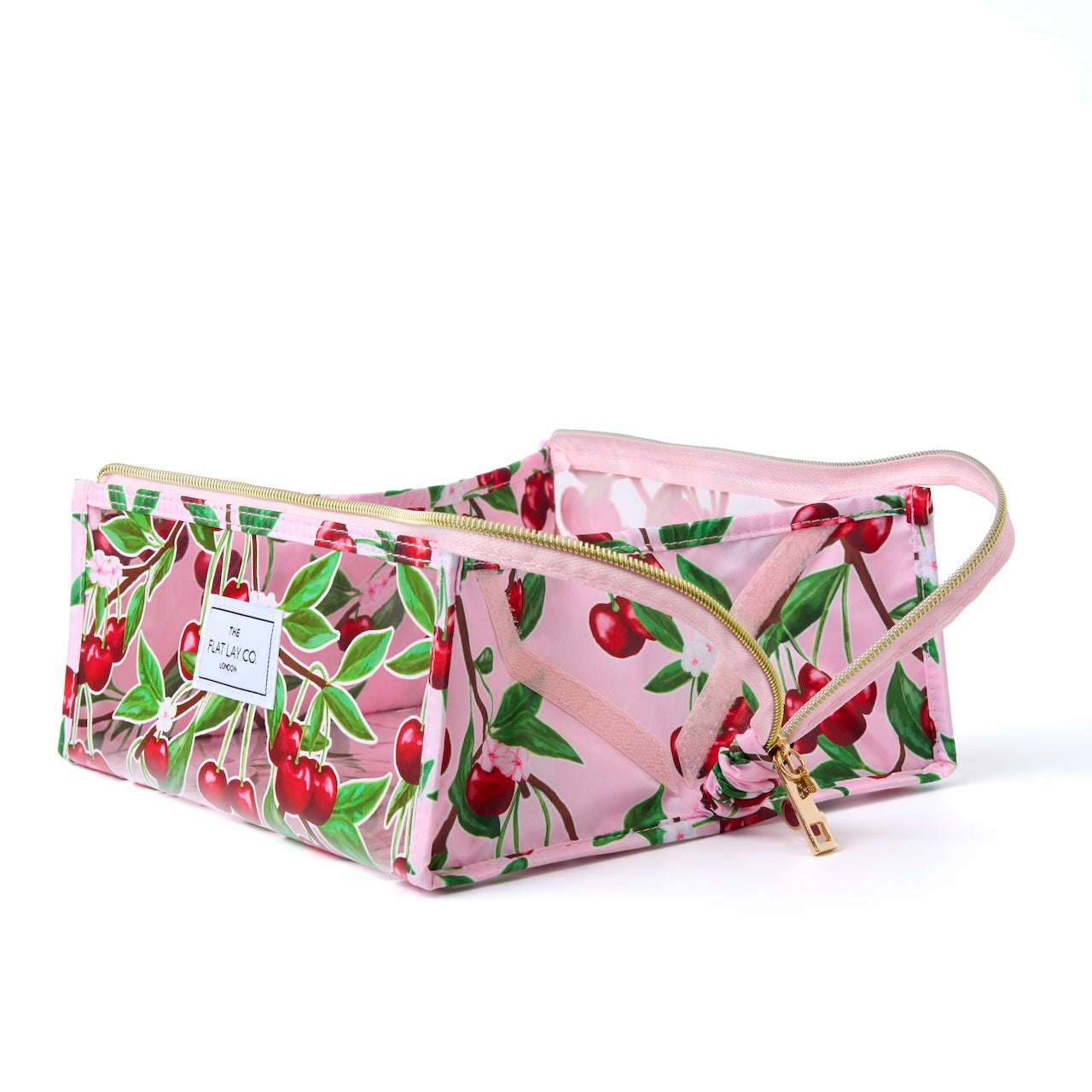 Jelly Flat Lay Makeup Box Bag - Cherries