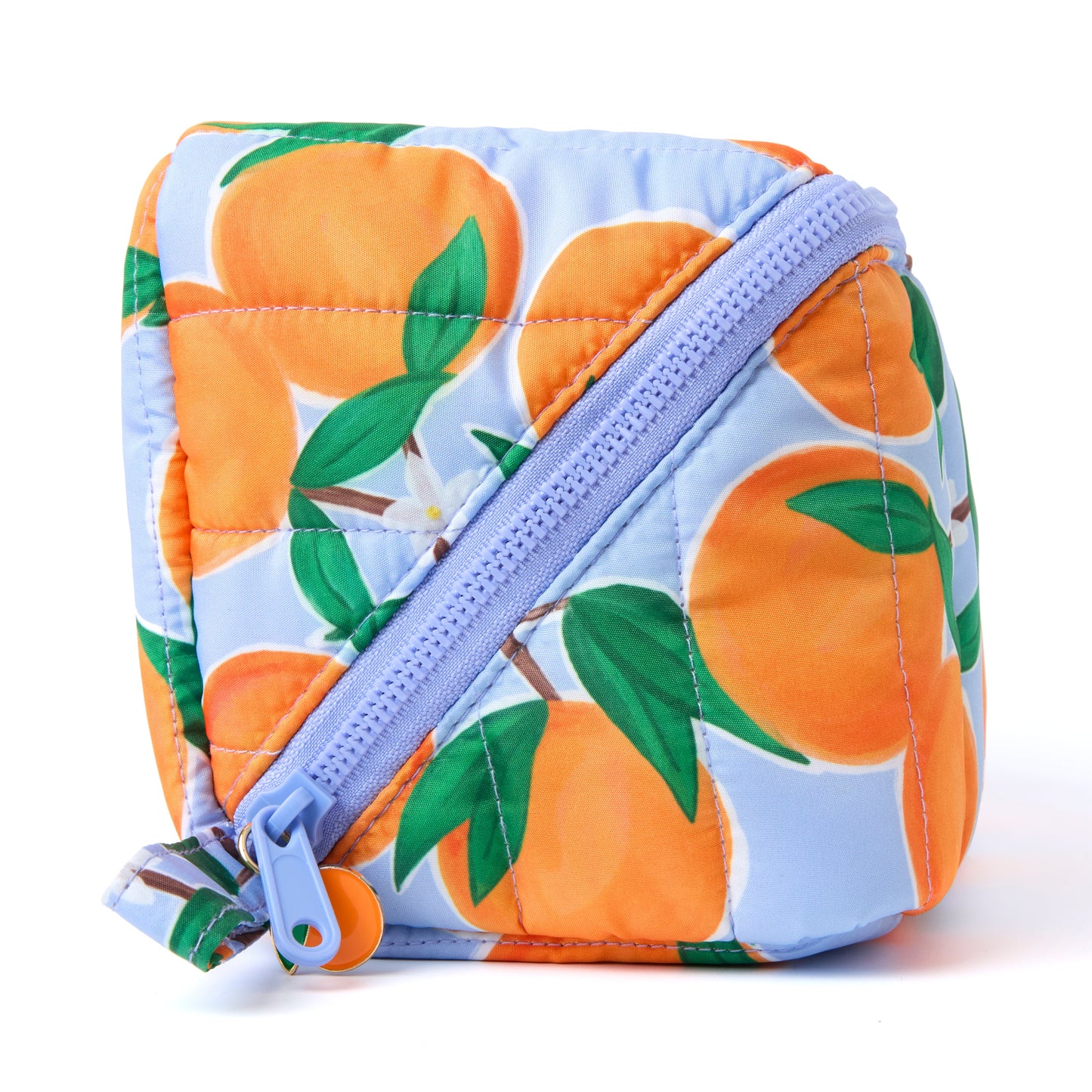 Marshmallow Flat Lay Makeup Box Bag - Mediterranean Oranges