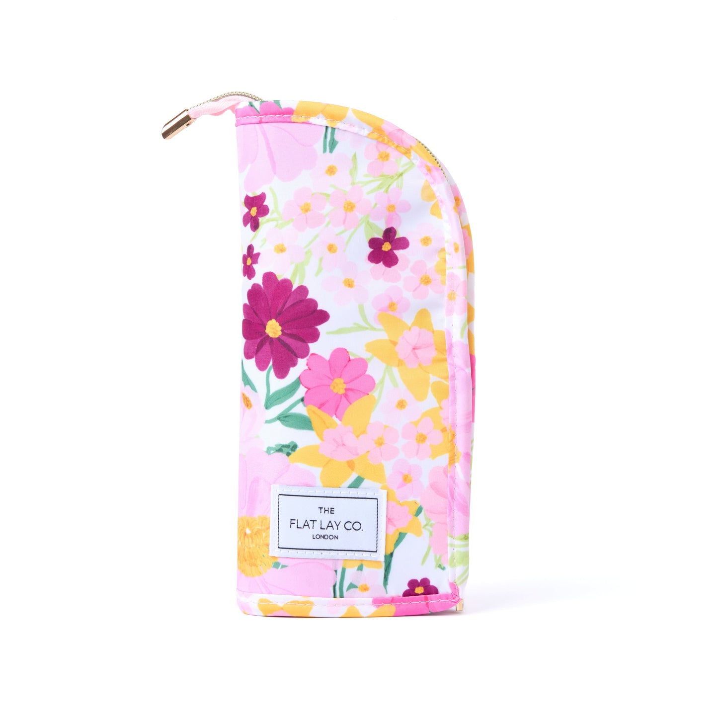 Standing Makeup Brush Case - Bouquet Flowers