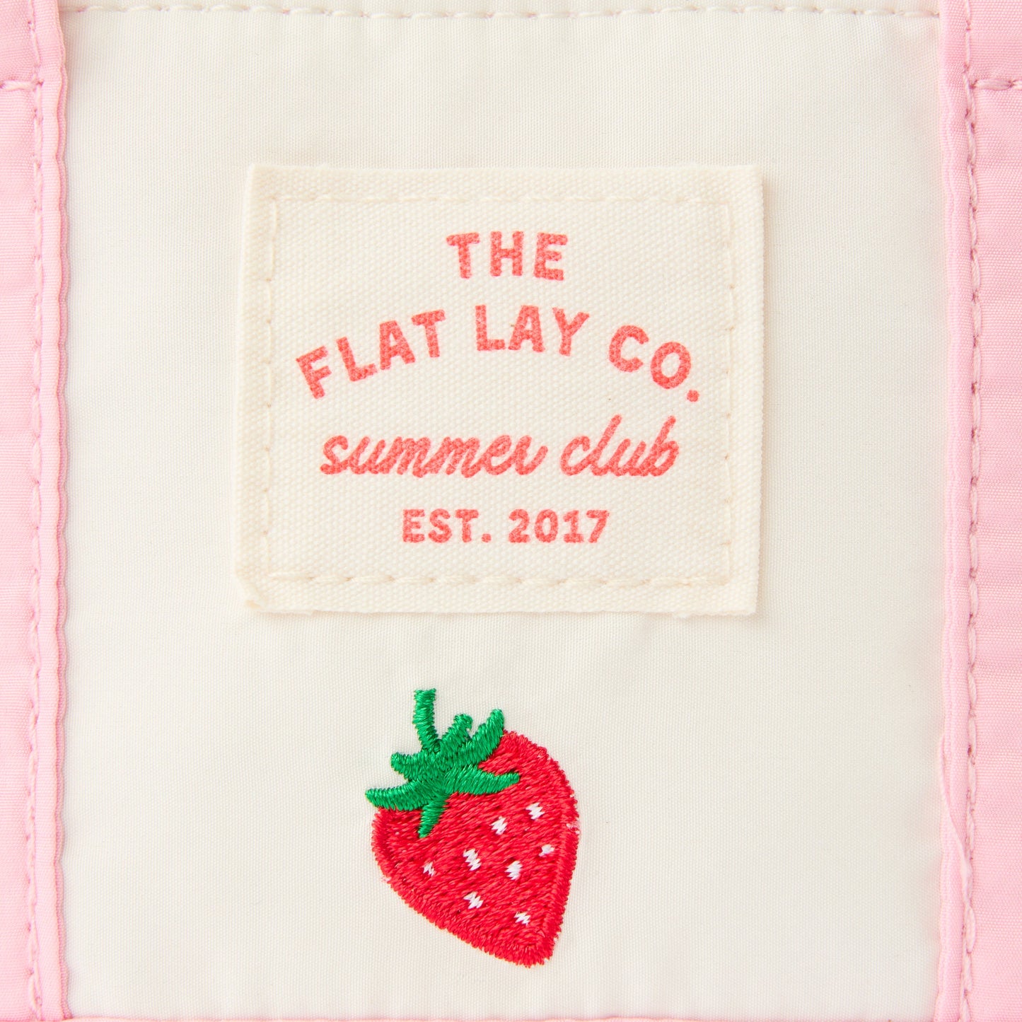 Mini Keyring Tote - Strawberries & Cream
