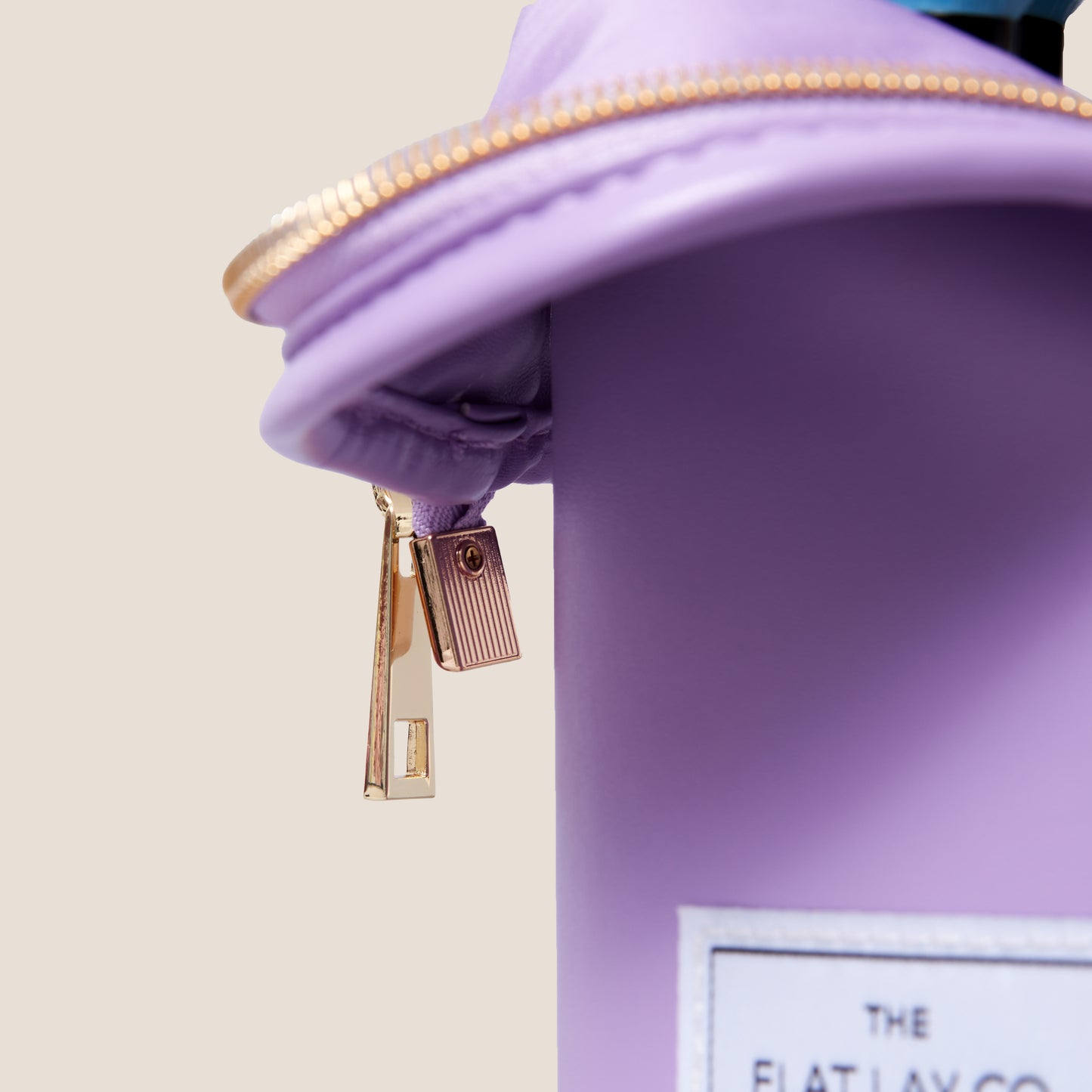 Standing Brush Case - Vegan Leather Monochrome Lilac