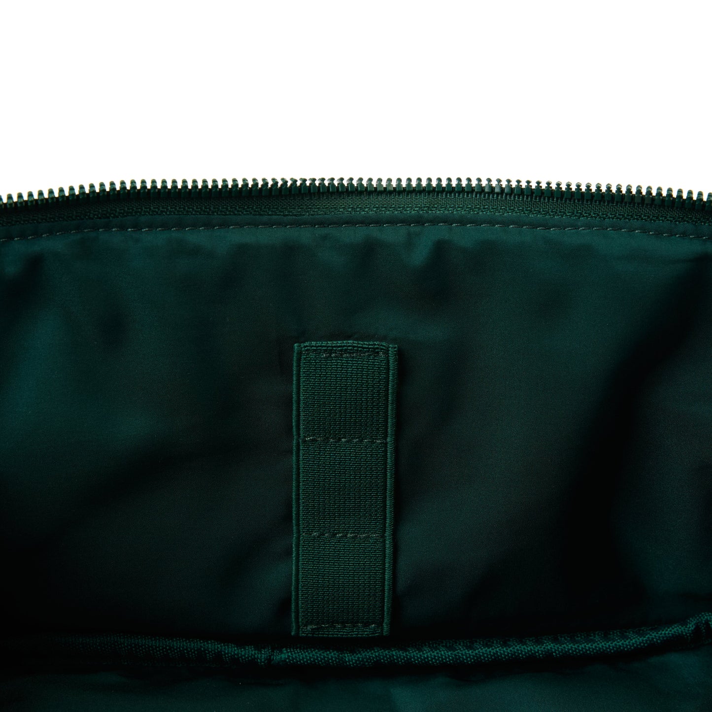 Flat Lay Makeup Box Bag - Green Leaves Embroidered Velvet