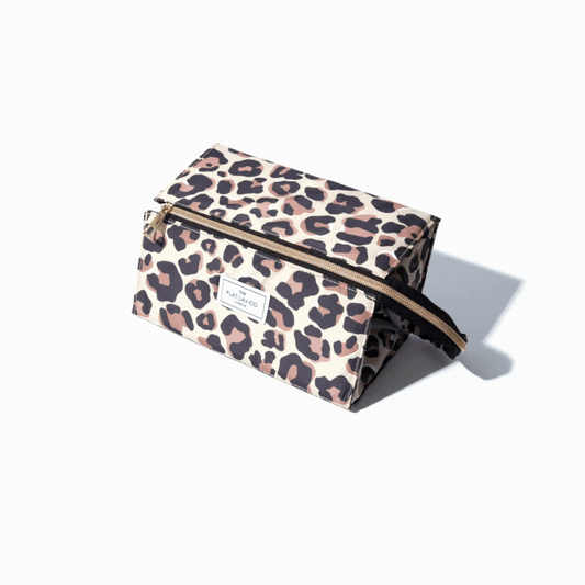 Brown Leopard Box Bag