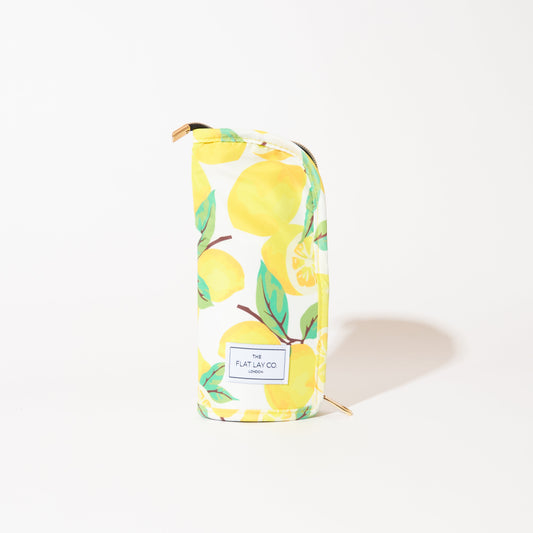 Standing Brush Case - Lemons