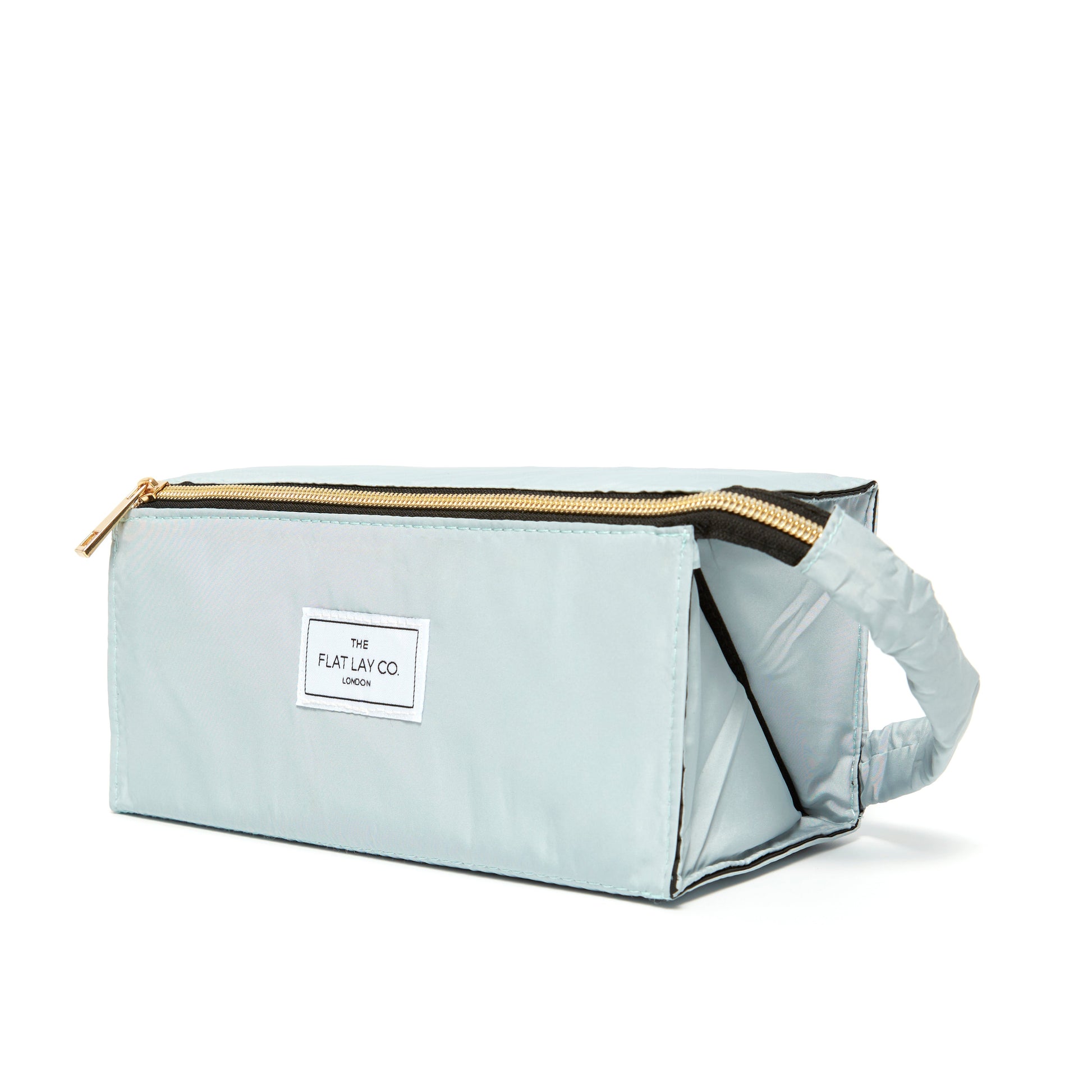 Haze Blue Flat Lay Makeup Box Bag