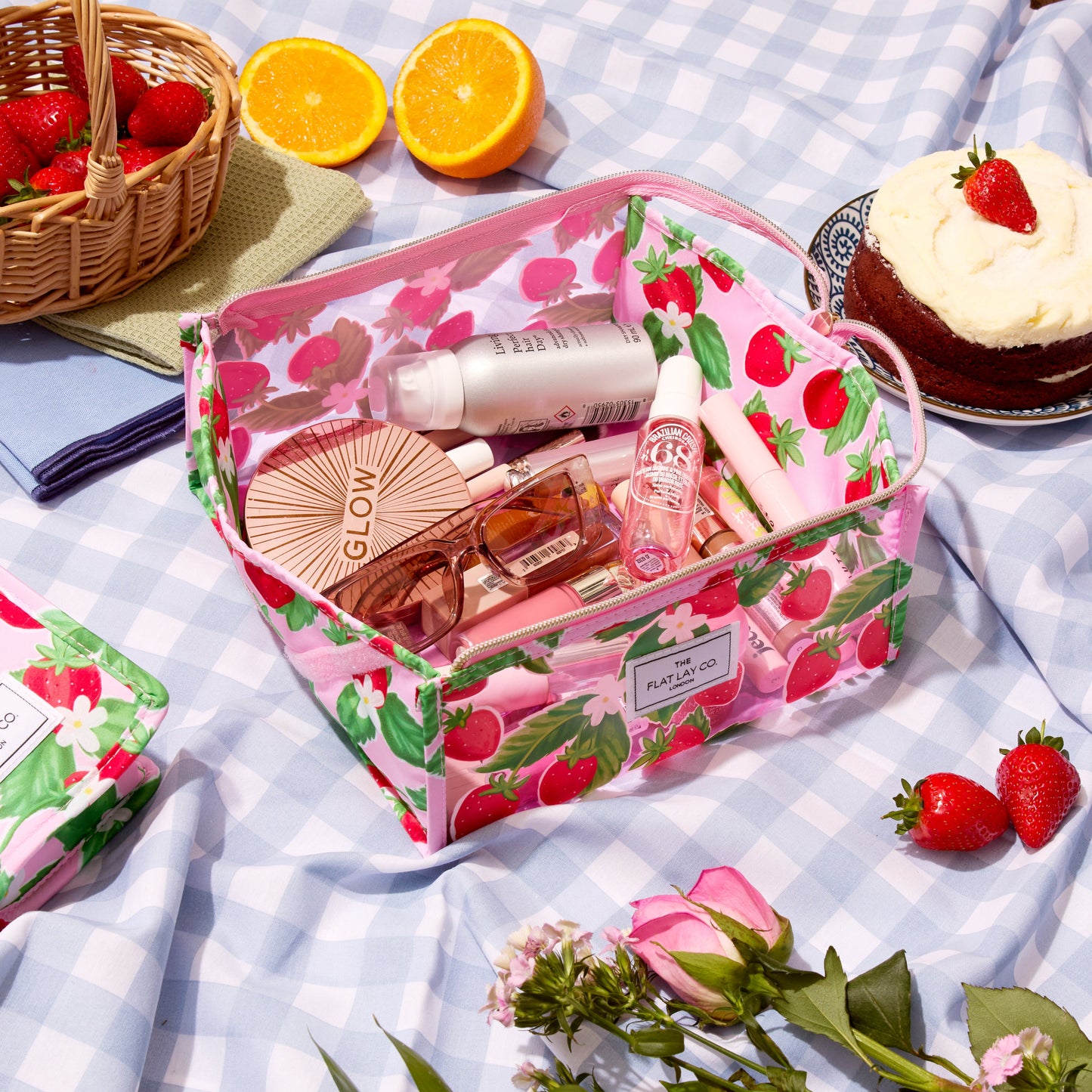 Jelly Flat Lay Box Bag - Summer Strawberries