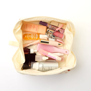 Marshmallow Flat Lay Makeup Box Bag - Coffee Shop