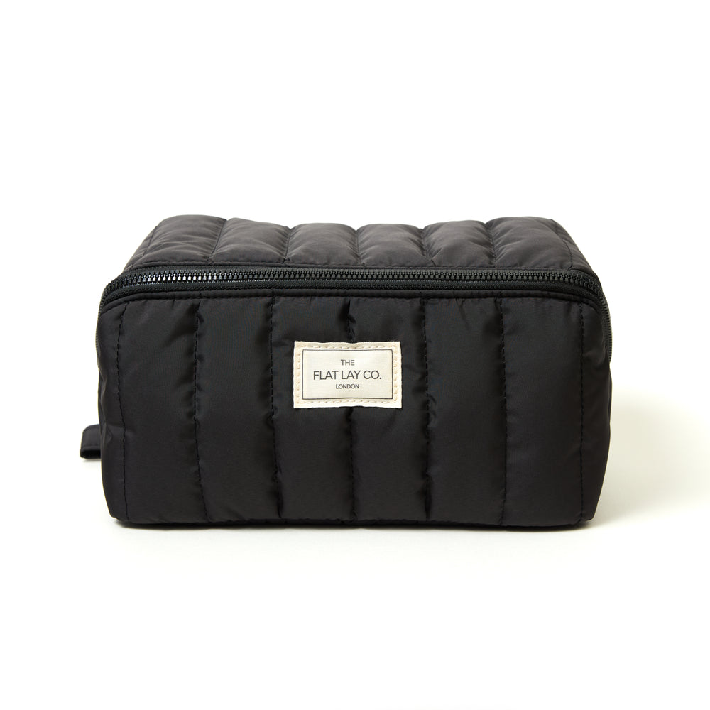 Marshmallow Box Bag & Brush Case Bundle - Classic Black