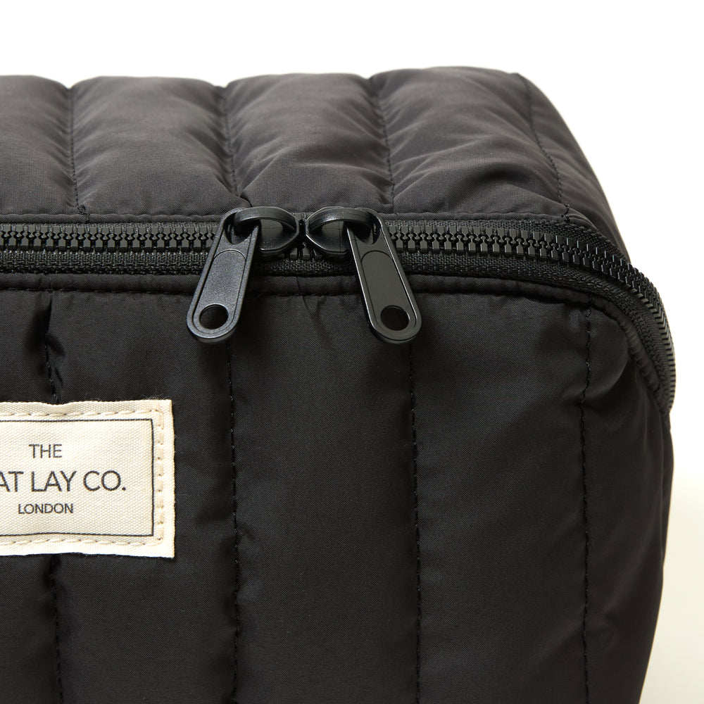 Marshmallow Box Bag & Brush Case Bundle - Classic Black