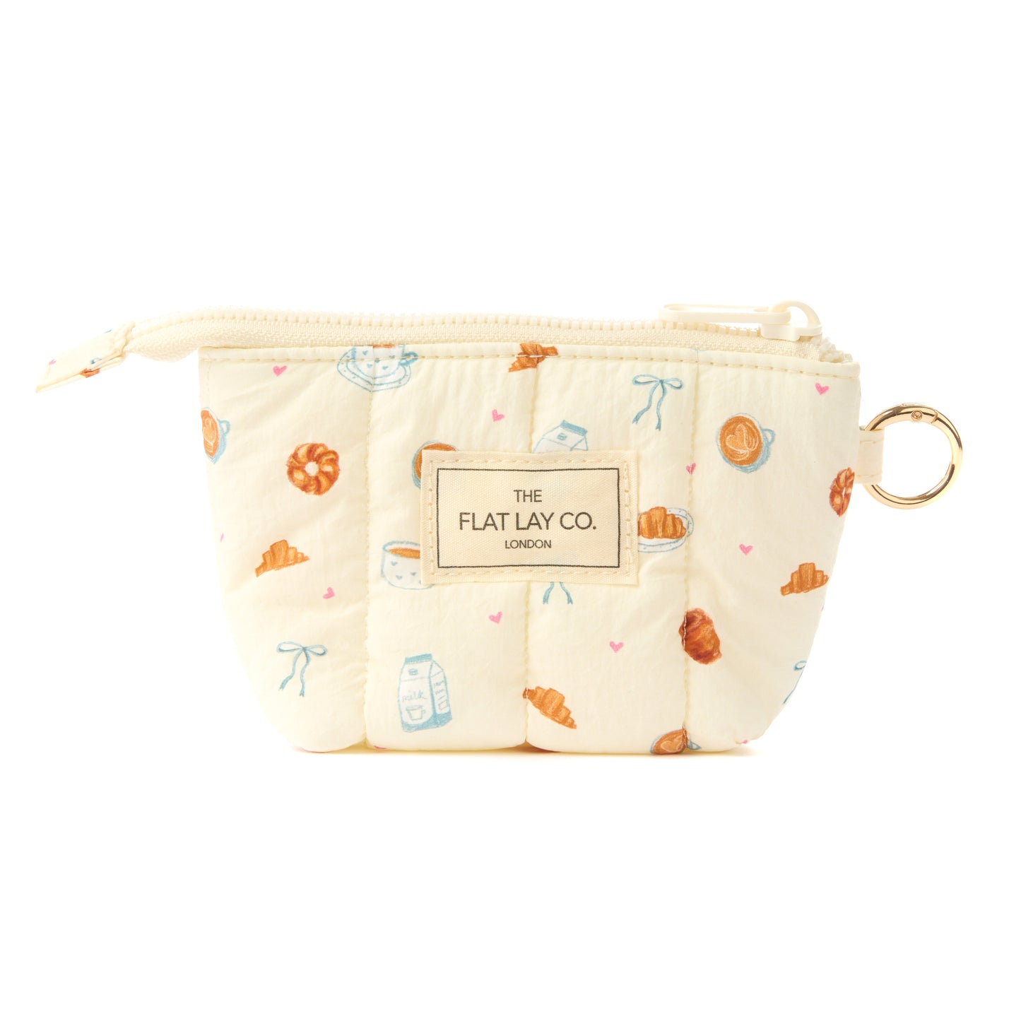 Mini Keyring Pouch - Coffee Shop