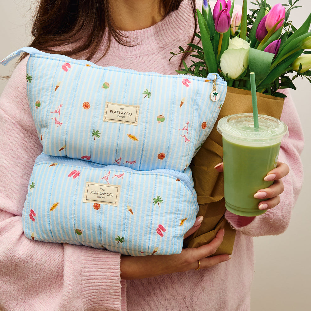 Padded Essential Makeup Pouch - Playa