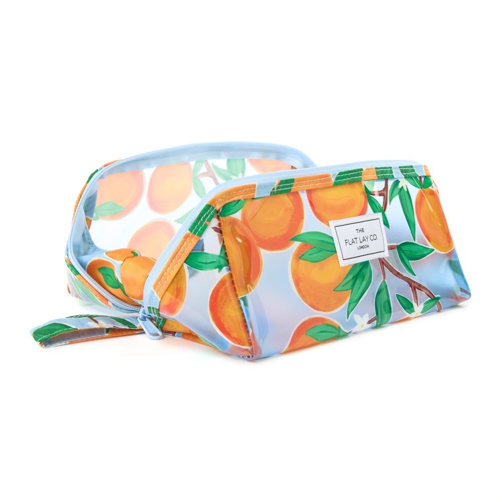 Jelly Box Bag & Lunar Pouch Bundle - Mediterranean Oranges