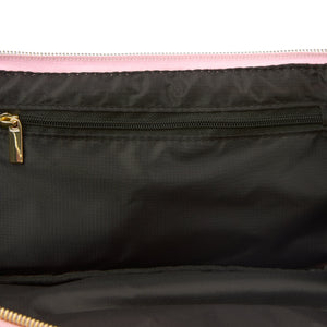 Flat Lay Makeup Box Bag - Pink Leopard
