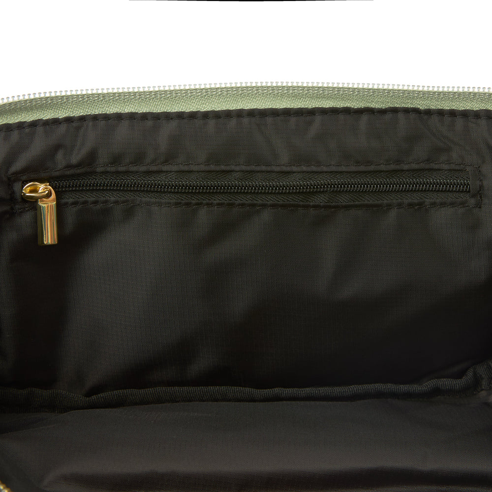 Flat Lay Makeup Box Bag - Tropical Leaves