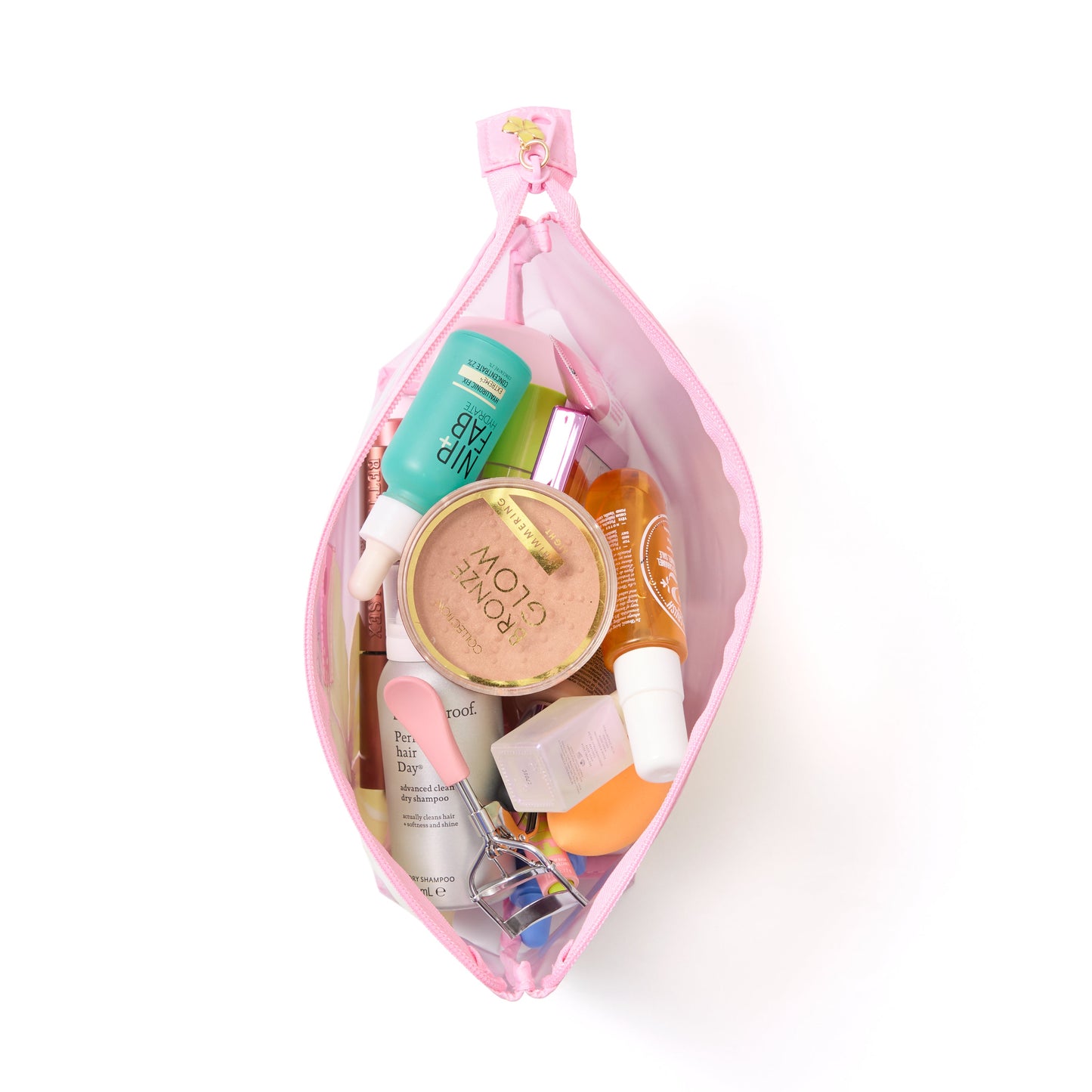 Jelly Essential Makeup Pouch - Yellow Hibiscus