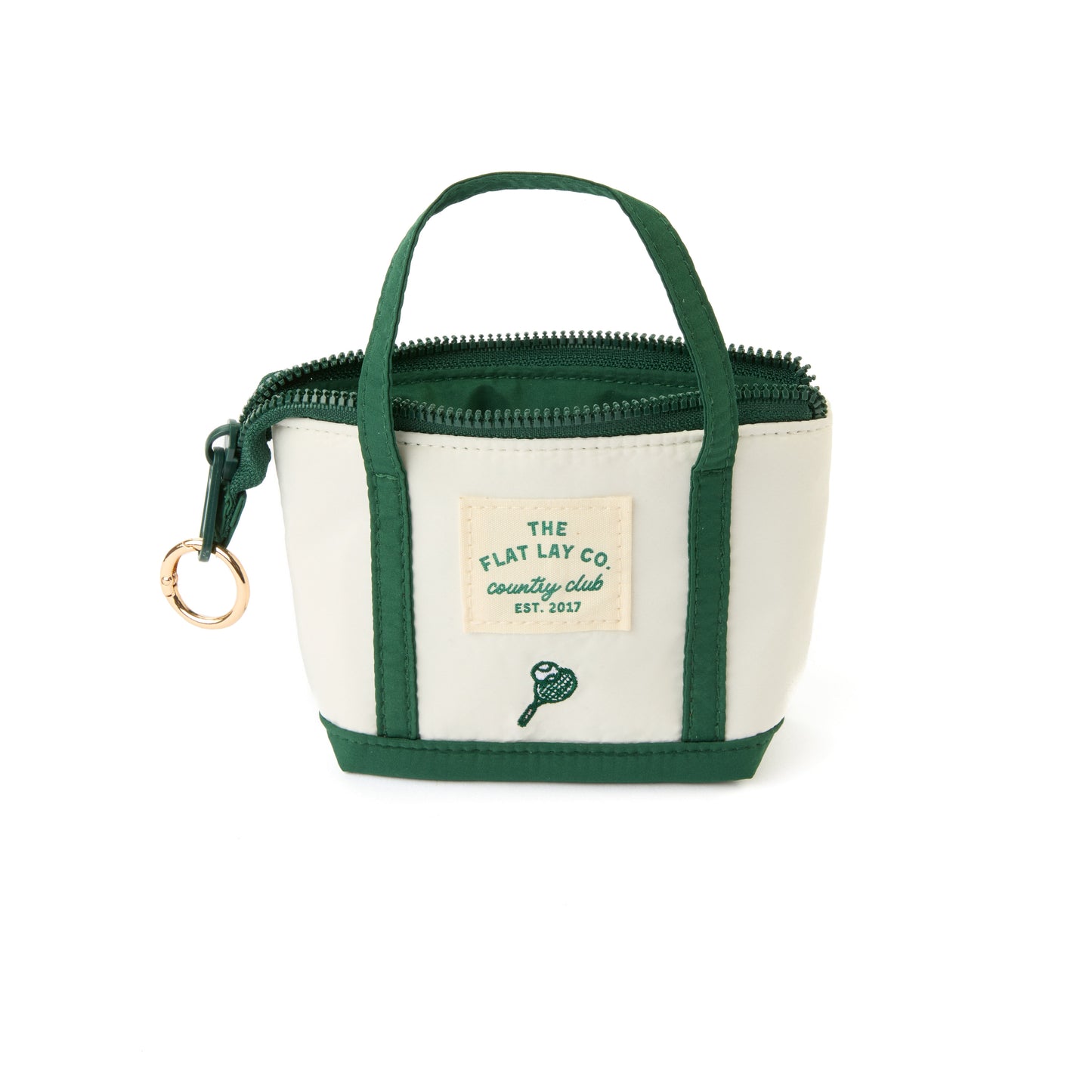 Mini Keyring Tote - Country Club