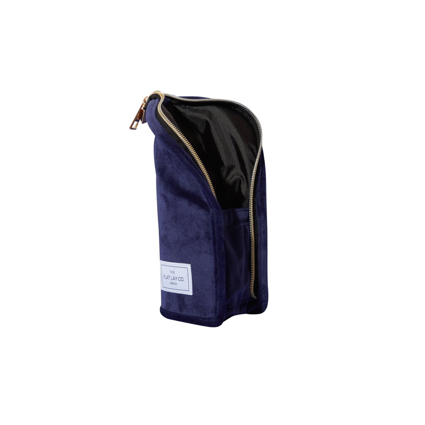 Standing Brush Case - Deep Blue Velvet