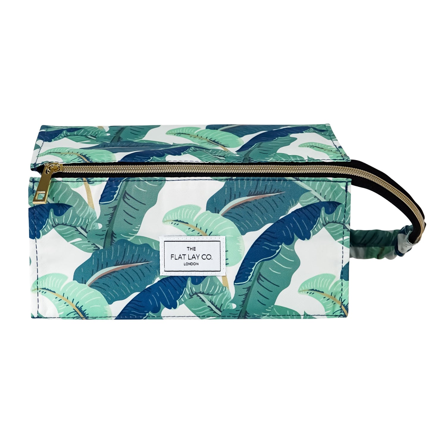 XXL Makeup Box Bag and Tray in Tropical Leaves