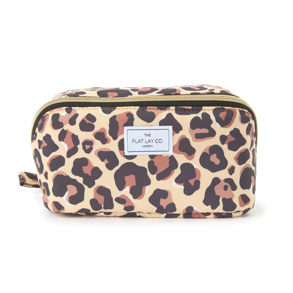 Box Bag & Brush Case Bundle - Leopard Print