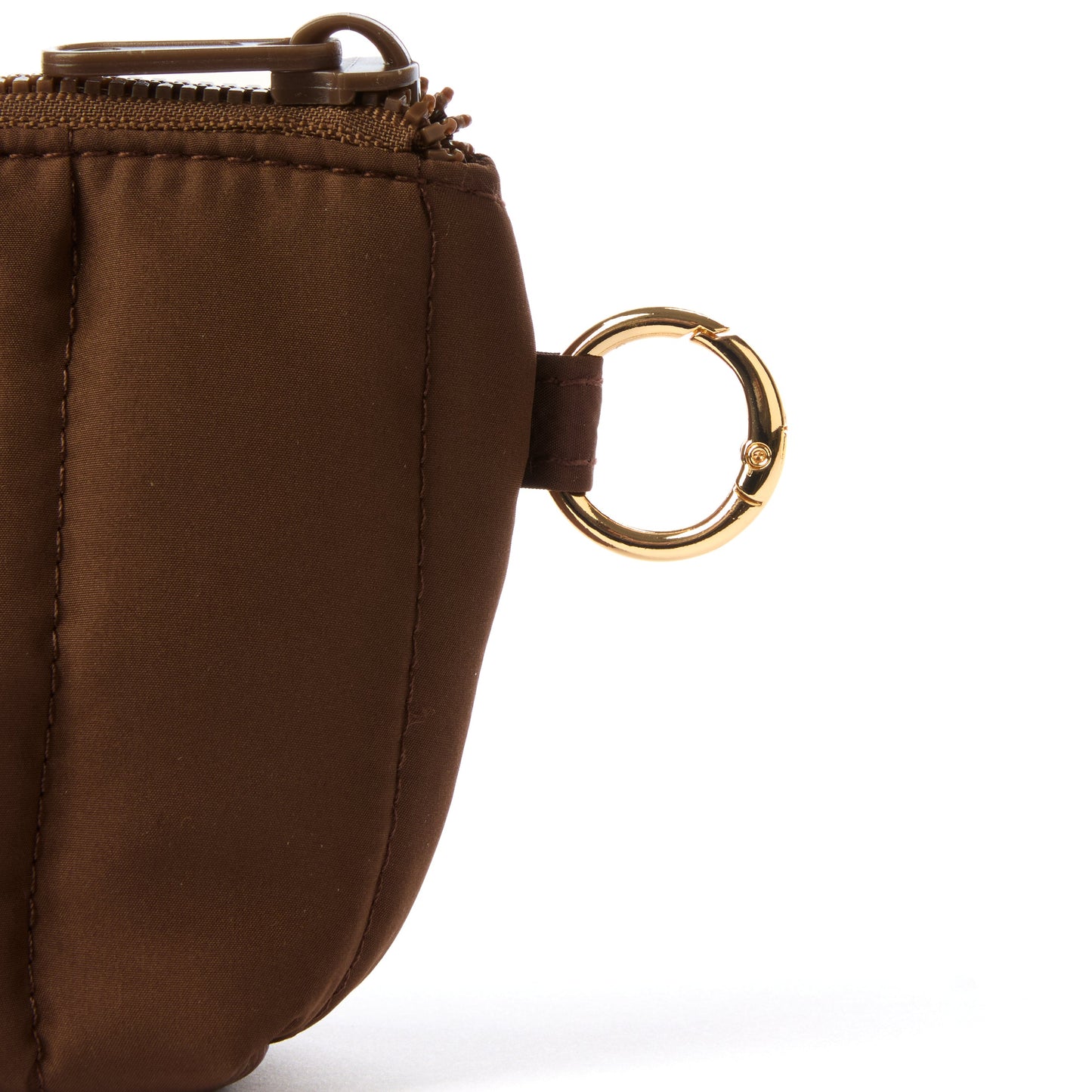 Mini Keyring Pouch - Espresso