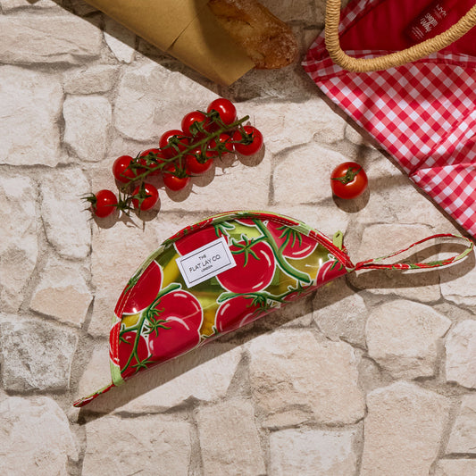 Jelly Lunar Flat Lay Makeup Pouch - Tomatoes