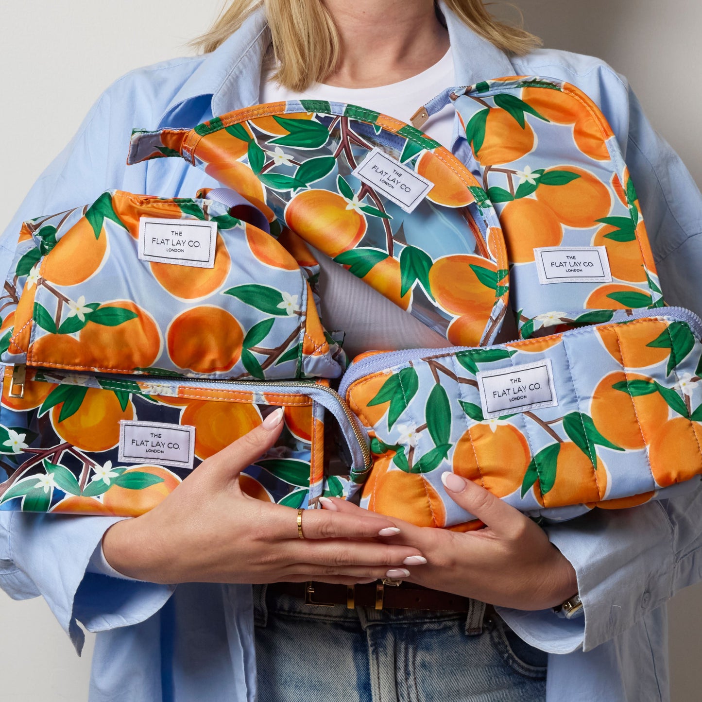 Mediterranean Oranges Standing Brush Case