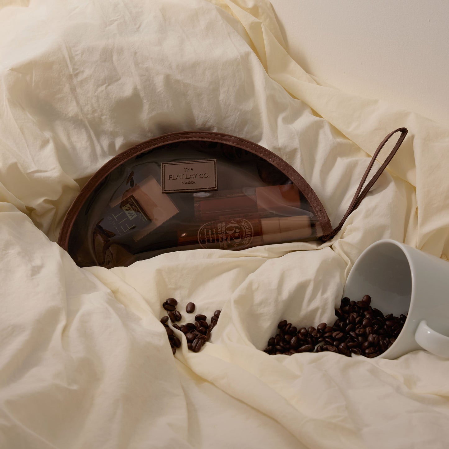 Jelly Lunar Flat Lay Makeup Pouch - Espresso