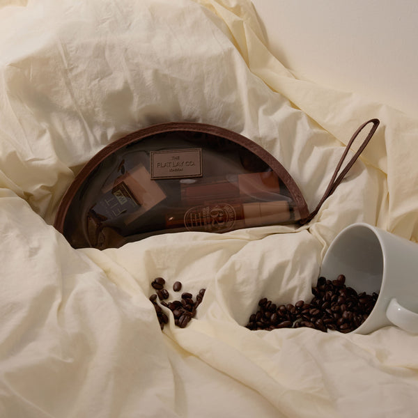 Jelly Lunar Flat Lay Makeup Pouch - Espresso