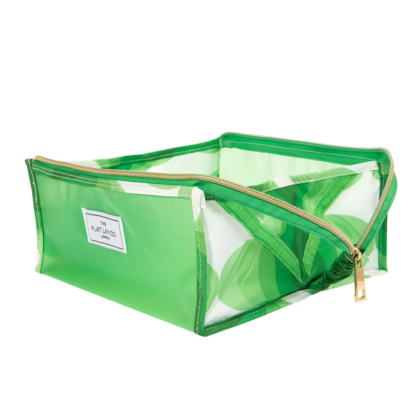 Frosted Jelly Open Flat Box Bag in Vibey Green