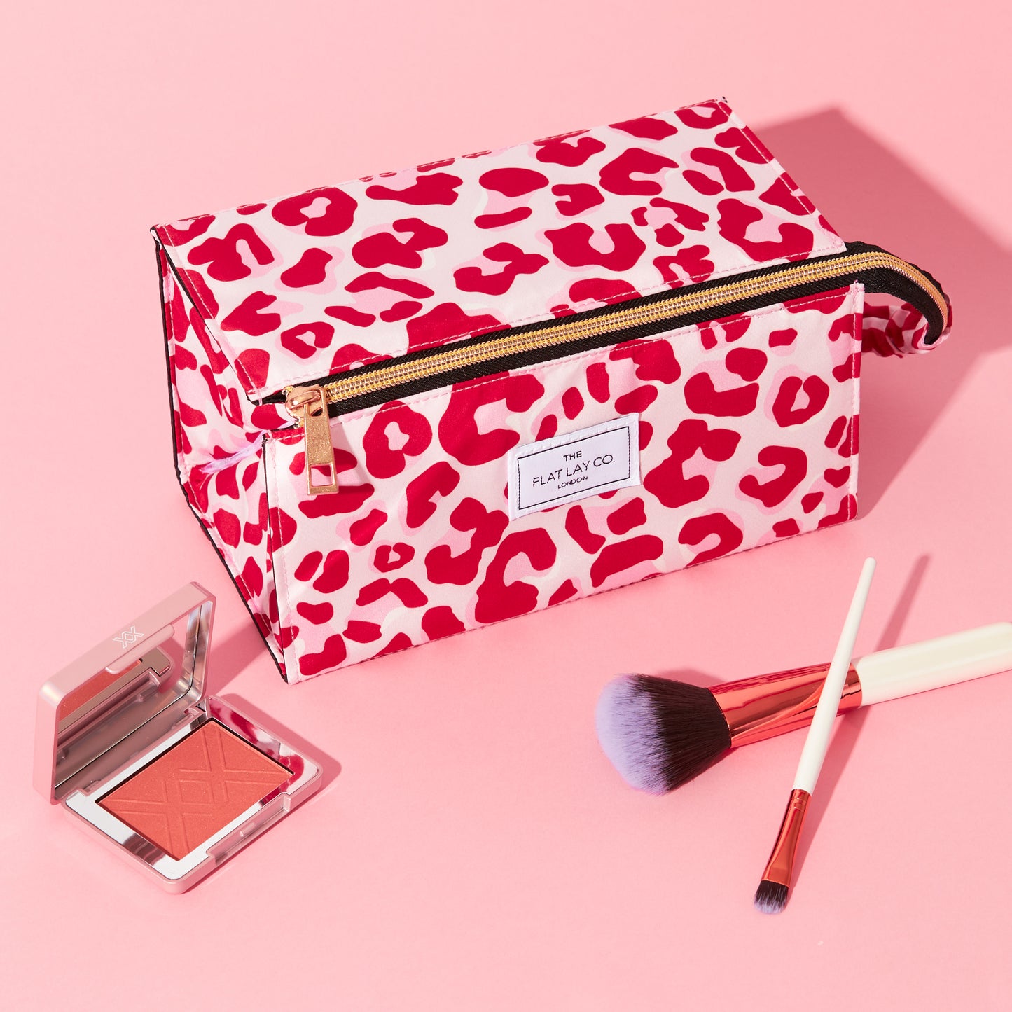 Pink Leopard Box Bag